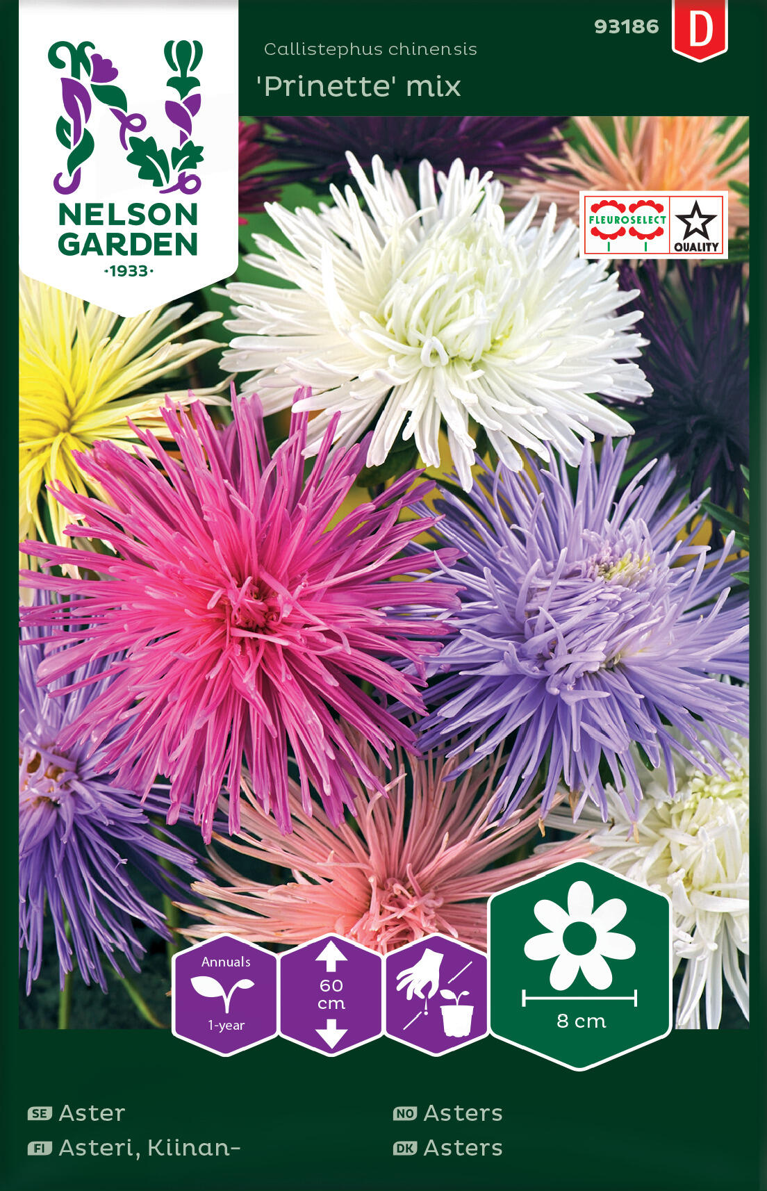 Aster, Strål-, Prinette, 'Prinette' mix